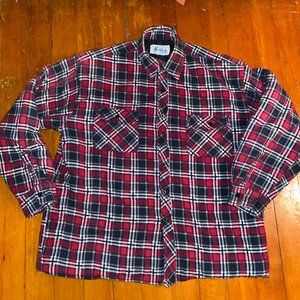 ALASKA WILDERNESS GEAR quilted flannel shirt